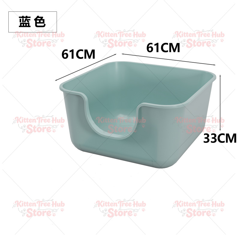 Pet Supplies Young - Caja de arena para gatos extragrande,