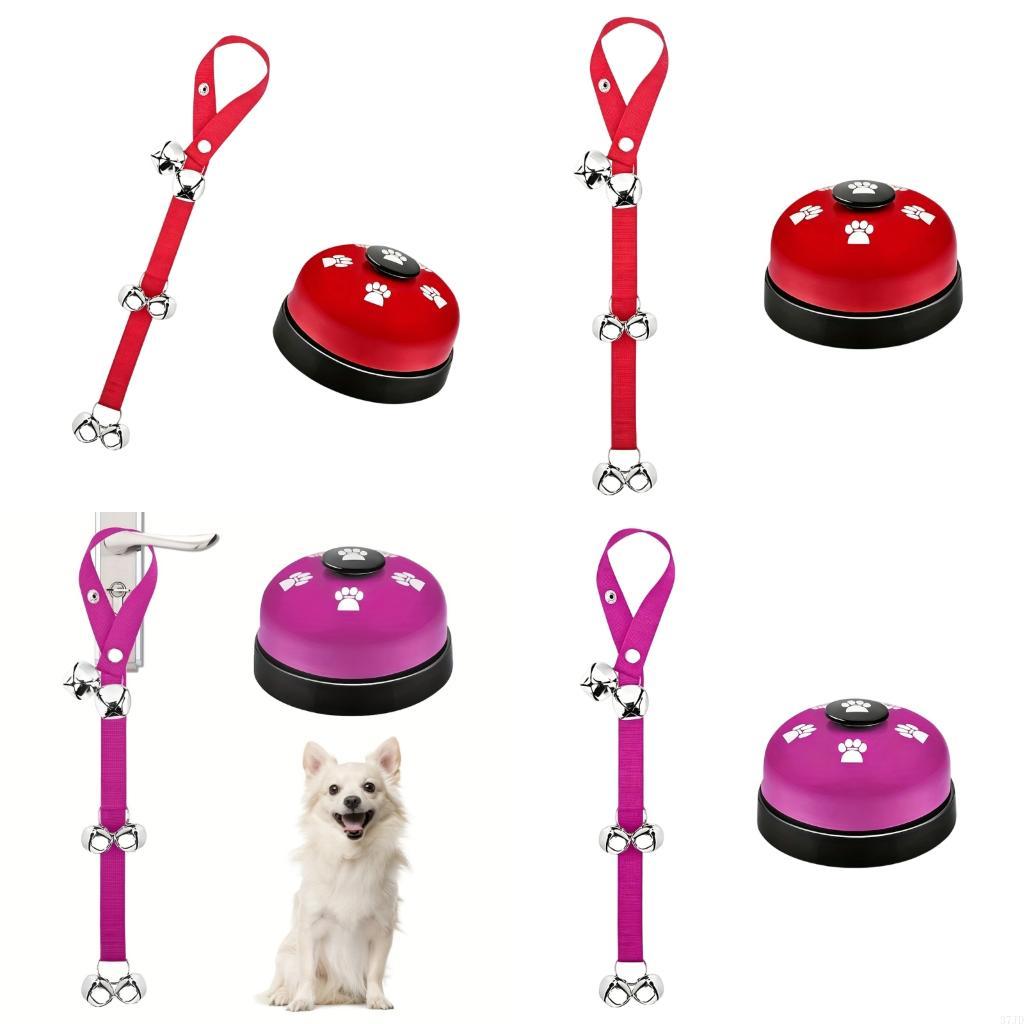 Training Clicker Dog - Cuerda para timbre mascotas, 2 uds.,