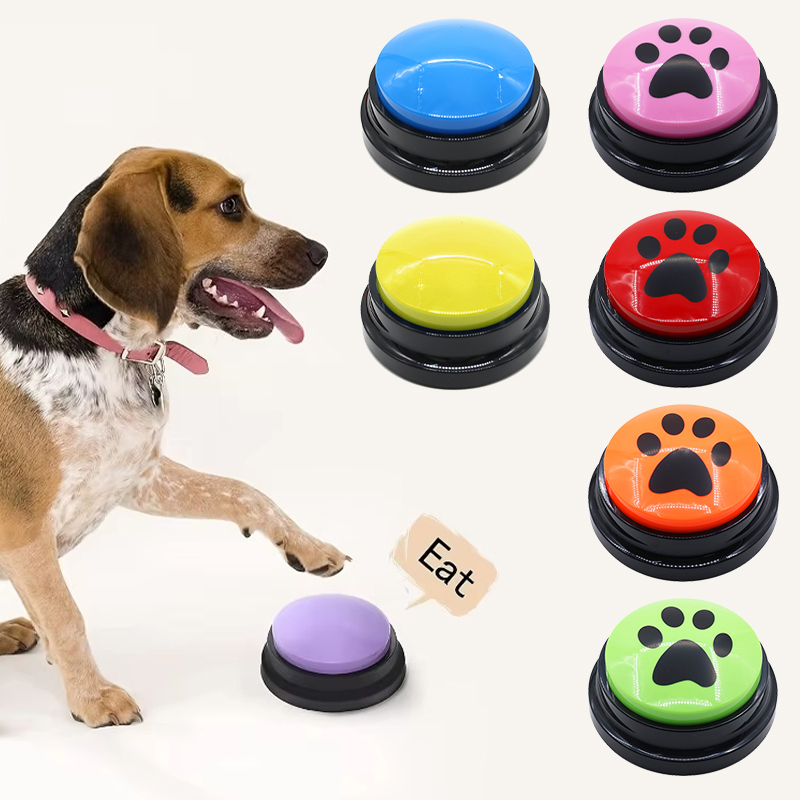 Training Clicker Dog - Juguetes para perros, divertidos juguetes grabables