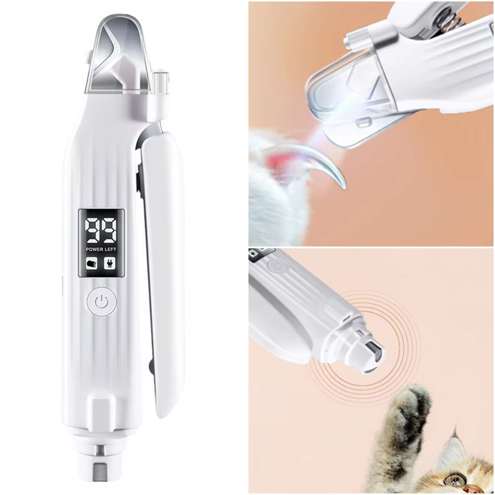 Cortauñas eléctrico 2 en 1 par - Pet Nail Grinder reseña y precio