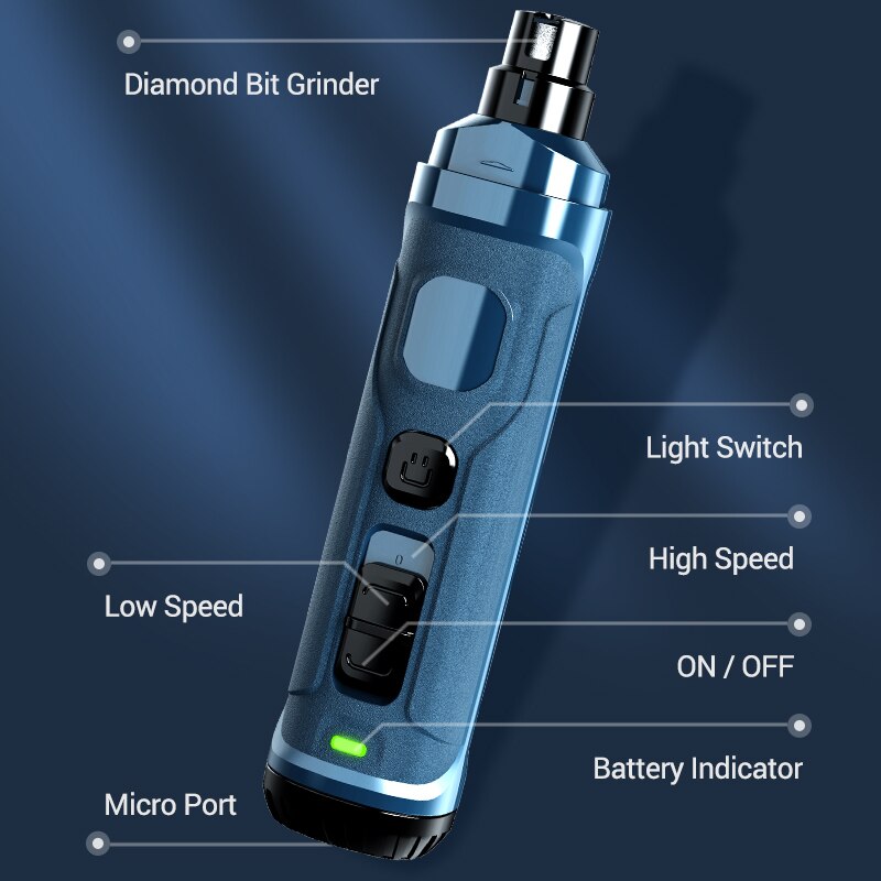 Cortauñas eléctrico ROJECO N30 - Pet Nail Grinder reseña y precio
